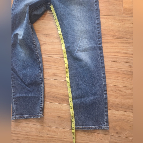 Levi's Wedgie Straight High Rise Button Fly Jeans Womens Size 28 Blue - Picture 9 of 9